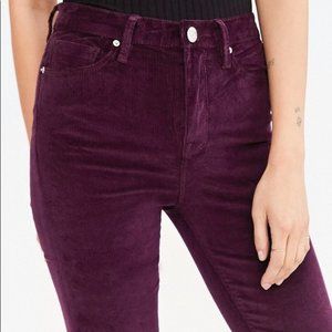 UO BDG Purple Cordurory Skinny Pants